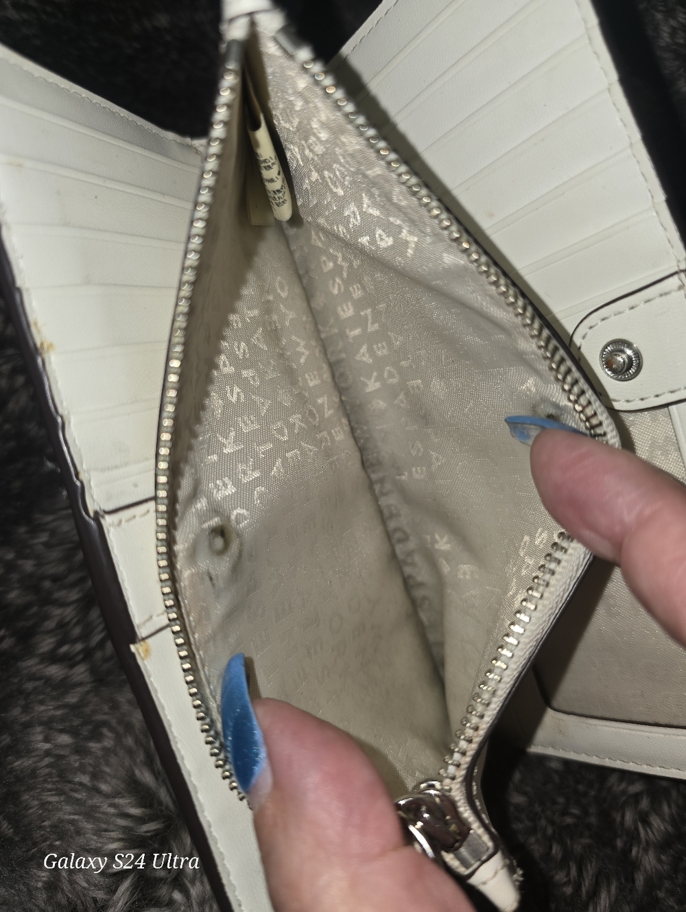 Kate Spade Silver Snap Wallet - Picture 4 of 5
